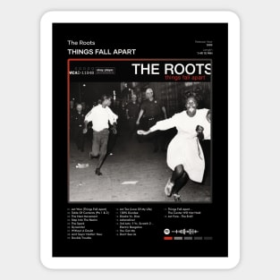 The Roots - Things Fall Apart Tracklist Album Sticker